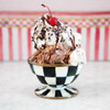 MacKenzie-Childs Courtly Check Ice Cream Dish