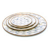 MacKenzie-Childs Sterling Check Salad/Dessert Plate