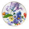 MacKenzie-Childs White Flower Market Dinner Plate