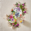 MacKenzie-Childs White Flower Market Dinner Plate
