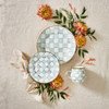 MacKenzie-Childs Sterling Check Dinner Plate