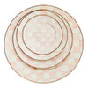 MacKenzie-Childs Rosy Check Dinner Plate