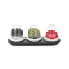 FinaMill Stackable Storage Trio in Black