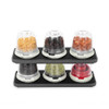 FinaMill Stackable Storage Trio in Slate