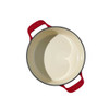 Made In Enameled Cast Iron Round Dutch Oven in Red