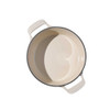 Made In Enameled Cast Iron Round Dutch Oven in Antique White