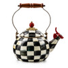 MacKenzie-Childs Courtly Check Whistling Tea Kettle