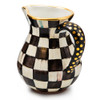 MacKenzie-Childs Courtly Check Ceramic Portly Pitcher