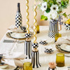 MacKenzie-Childs Courtly Check Teacup Salt and Pepper Set