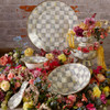 MacKenzie-Childs Sterling Check Serving Platter