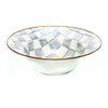 MacKenzie-Childs Sterling Check Serving Bowl