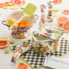 MacKenzie-Childs White Flower Market Spoon Rest
