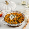 Le Creuset Signature Pumpkin Braiser in White
