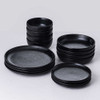 Fortessa Sound 16-Piece Dinnerware Set in Midnight