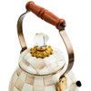 MacKenzie-Childs Mocha Check 2-Quart Tea Kettle