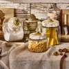 MacKenzie-Childs Mocha Check Medium Kitchen Canister