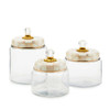 MacKenzie-Childs Mocha Check Large Kitchen Canister