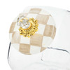 MacKenzie-Childs Mocha Check Cookie Jar