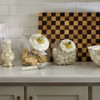 MacKenzie-Childs Mocha Check Sweets Jar