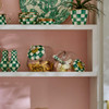 MacKenzie-Childs Emerald Check Sweets Jar