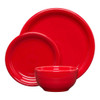 Fiesta 3-Piece Bistro Coupe Place Setting in Scarlet