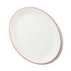 Made In Serving Platter With Red Rim