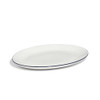 Made In Serving Platter With Navy Rim