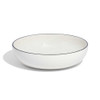 Made In Serving Bowl With Navy Rim