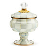 MacKenzie-Childs Sterling Check Curiosity Pot