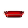 Le Creuset Rectangular Dish With Platter Lid in Cerise