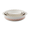 MacKenzie-Childs Rosy Check Everyday Small Oval Baker