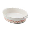 MacKenzie-Childs Rosy Check Everyday Medium Oval Baker