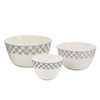 MacKenzie-Childs Sterling Check Everyday Mixing Bowl Set