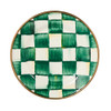 MacKenzie-Childs Emerald Check Set of Four Appetizer Plates