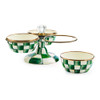 MacKenzie-Childs Emerald Check Triplicity