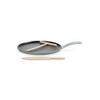 Le Creuset Cast Iron Traditional Round Crepe Pan in Sea Salt