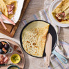 Le Creuset Cast Iron Traditional Round Crepe Pan in Sea Salt