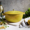 Staub Cast Iron Essential French Oven in Citron