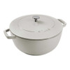 Staub Cast Iron Essential French Oven in White Truffle