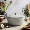 Staub Cast Iron Essential French Oven in White Truffle