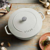 Staub Cast Iron Essential French Oven in White Truffle