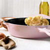 Staub Cast Iron Traditional Deep Skillet in Pink Peony