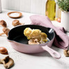 Staub Cast Iron Traditional Deep Skillet in Pink Peony