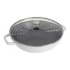 Staub Cast Iron Perfect Pan in White