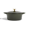 Made In Enameled Cast Iron Round Dutch Oven in Willow Green