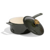 Made In Enameled Cast Iron Saucepan in Willow Green