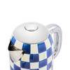 MacKenzie-Childs Royal Check Electric Kettle