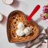 Le Creuset Cast Iron Heart Skillet in Cerise