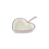 Le Creuset Cast Iron Heart Skillet in Chiffon Pink