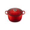 Le Creuset Cast Iron Round Deep Dutch Oven in Cerise